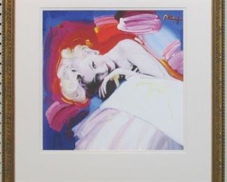 9088 - MARILYN MONROE GICLEE BY PETER MAX 22.5 X 24.5

