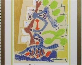 9095 - LE PEINTRE SILKSCREEN BY PABLO PICASSO 27 X 36
