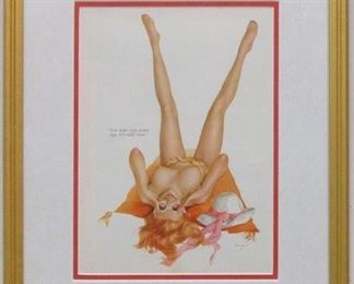 9097 - PIN UP GIRL GICLEE BY ALBERTO VARGAS 17 X 14
