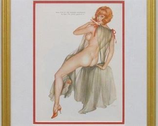 9098 - PIN UP GIRL GICLEE BY ALBERTO VARGAS 17 X 14

