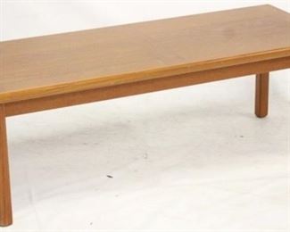 789 - Teak coffee table made in Denmark By ABJ 19 x 53 3/4 x 21 3/4
