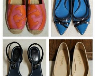 Chanel, Christian Dior, & Tory Burch Shoes 