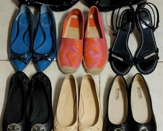 Chanel and other designer shoes 