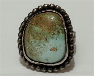 Turquoise and Sterling Silver Ring 