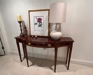 Federal style console/entry table