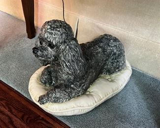 Porcelain dog by the Townsends