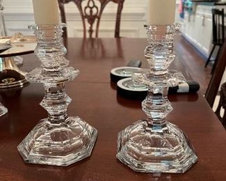 Baccarat Crystal candlesticks
