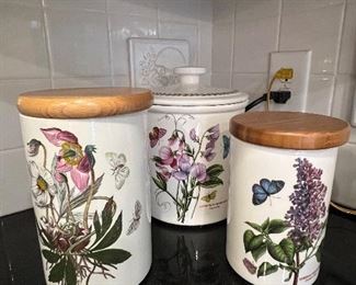 Portmeirion canisters