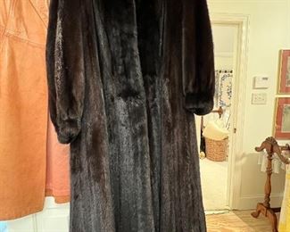 Full length mink coat