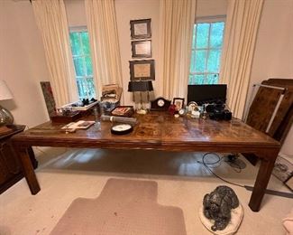 Drexel Heritage 1980's Sketchbook Collection Parson's table with 3 leaves