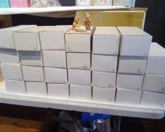 New Hummel Christmas Ornaments 3 to a Box with COA