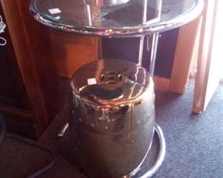 Glass Side Table