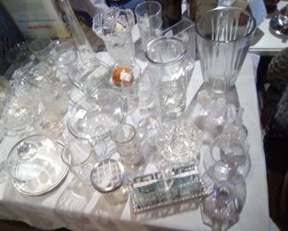 Beautiful Clear Glass Vases