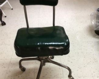 Green Vintage Steelcase Chair