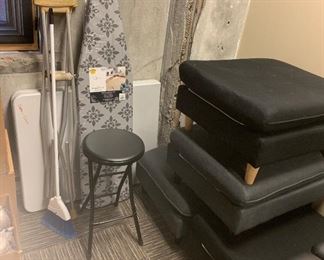 FOLDING TABLE STOOL OTTOMANS MISC