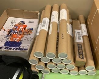 TEAM SIGNED POSTERS IN MAILING TUBES