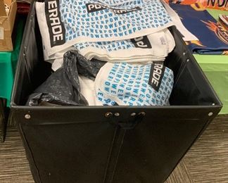 NEW POWERADE TOWELS IN ROLLING CART