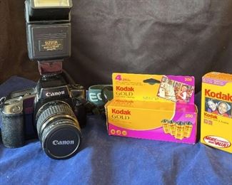 A012 Canon EOS Elan Camera With Film