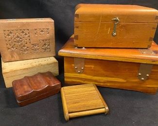 B029 Fred Lauer Cedar Box Italian Box Variety Of Wooden Containers