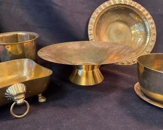 B046 Brass Bowls From Sweden Korea And India