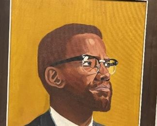 M009 Malcom X Signed By Artist