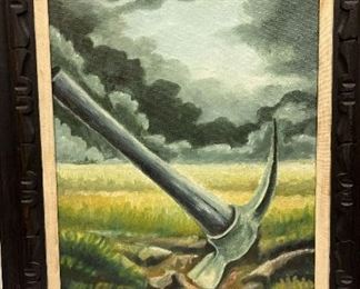 M011 Original Oil Painting Signed By Artist