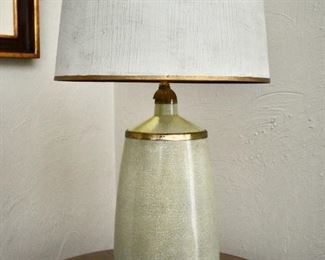 Cracquelure celadon lamp