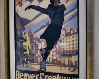 Beaver Creek Village framed poster