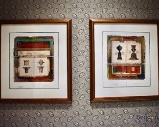 Limited edition signed lithographs