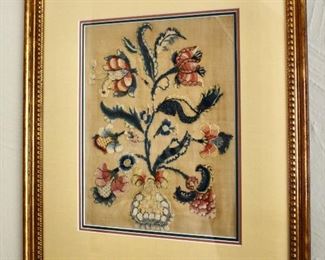 Framed embroidery