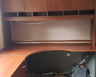 Bush Office Desk with Hutch and Storage