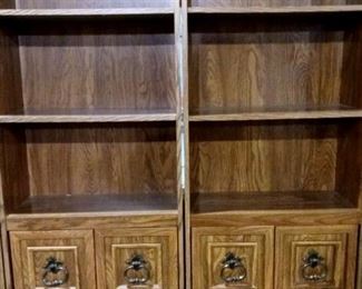 Pair of Matching Vintage Bookcases