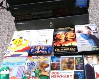 RCA VCR, DVD Player, and More