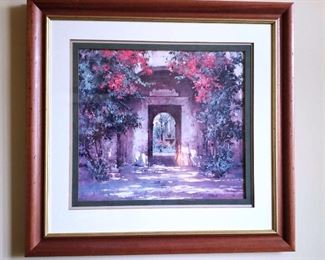 Resurgam Flowered Doorway Print by Cyrus Afsary