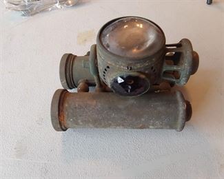 Rare Miller Duplex Bicycle Lantern