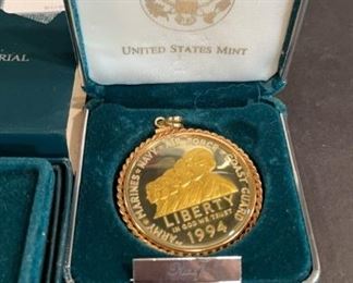 1994 Women in Military Service Silver Proof Coin