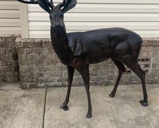 Aluminum Full Body Buck Deer