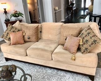 Butterscotch contemporary sofa