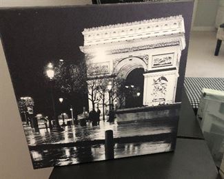 Small Paris art trio