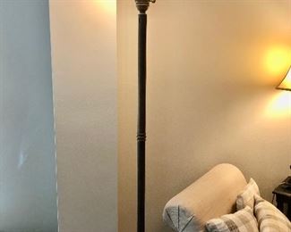 Black floor lamp
