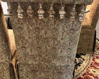 Back of dining chair