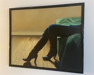 Boots Painting - oil on canvas