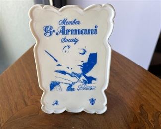 Giorgio Armani Society Plaque