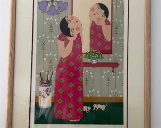 John Lim Signed Artist Proof - "Mirror Mirror"  