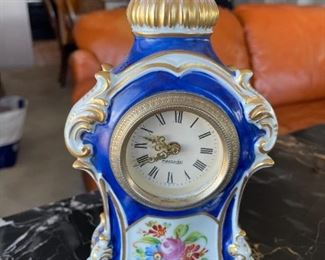 Mercedes (face) Porcelain  Clock 