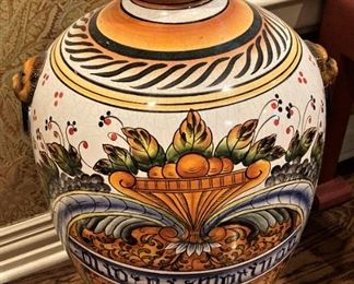 Urn - hand-painted in Italy