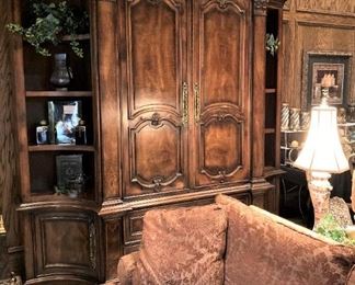 Fabulous and extra large TV armoire/ wall unit
