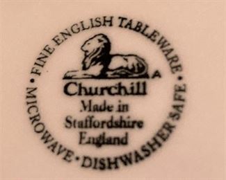Churchill dishes made in Staffordshire, England