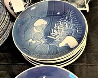 Copenhagen porcelain plates - made in Denmark