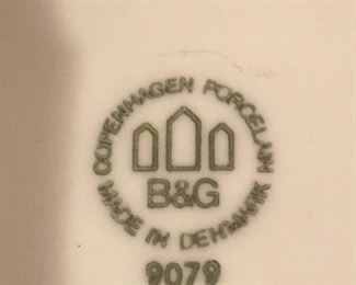 Copenhagen porcelain plates - made in Denmark